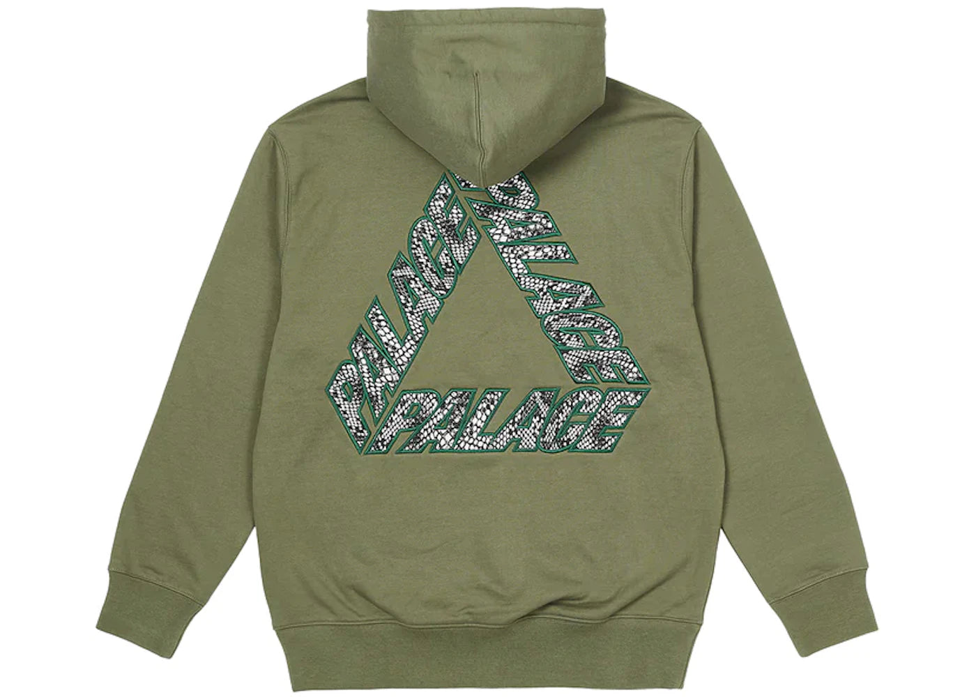 Palace P-3 Snake Applique Hood Olive
