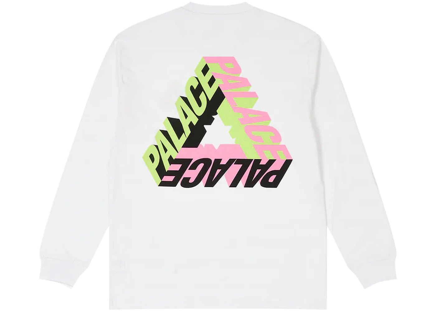Palace P-3D Longsleeve (FW23) White
