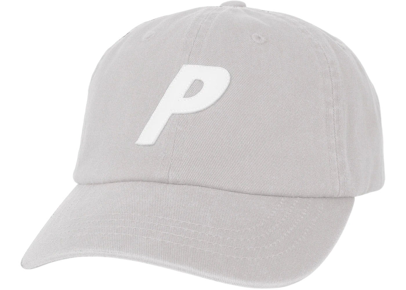Palace P 6-Panel Hat (FW25) Concrete Grey