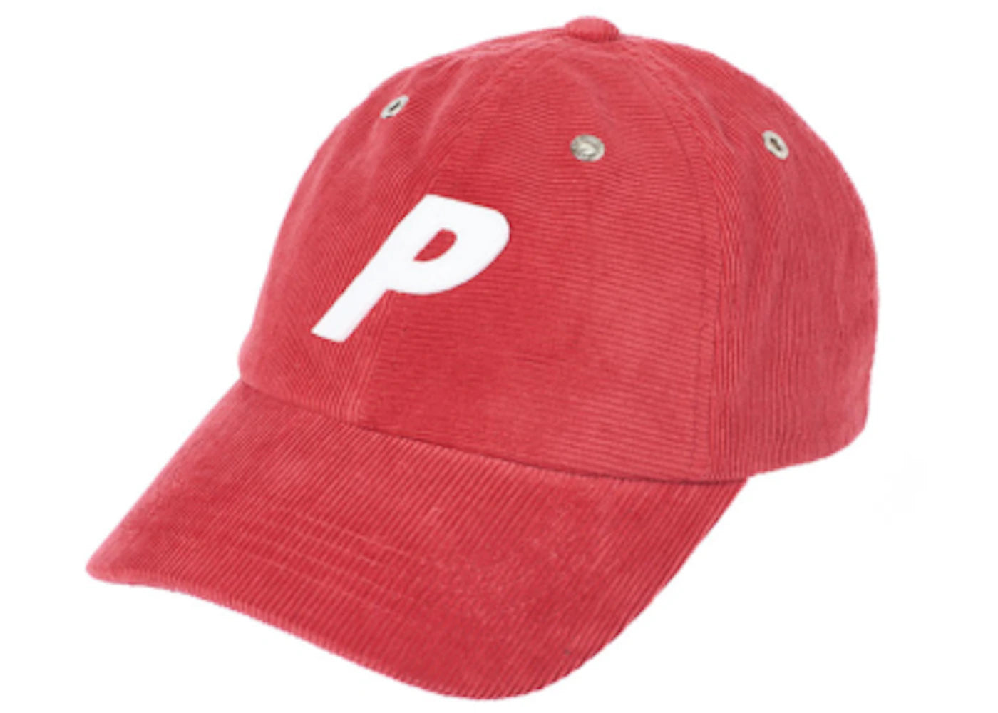 Palace P Cord 6-Panel Red