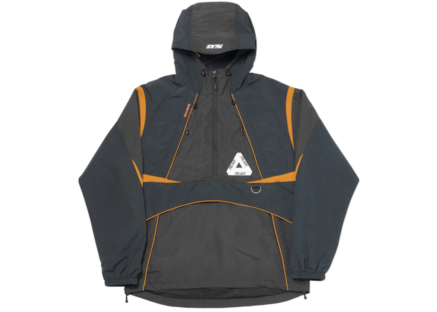 Palace P-Dura Shell Top Black/Grey/Orange
