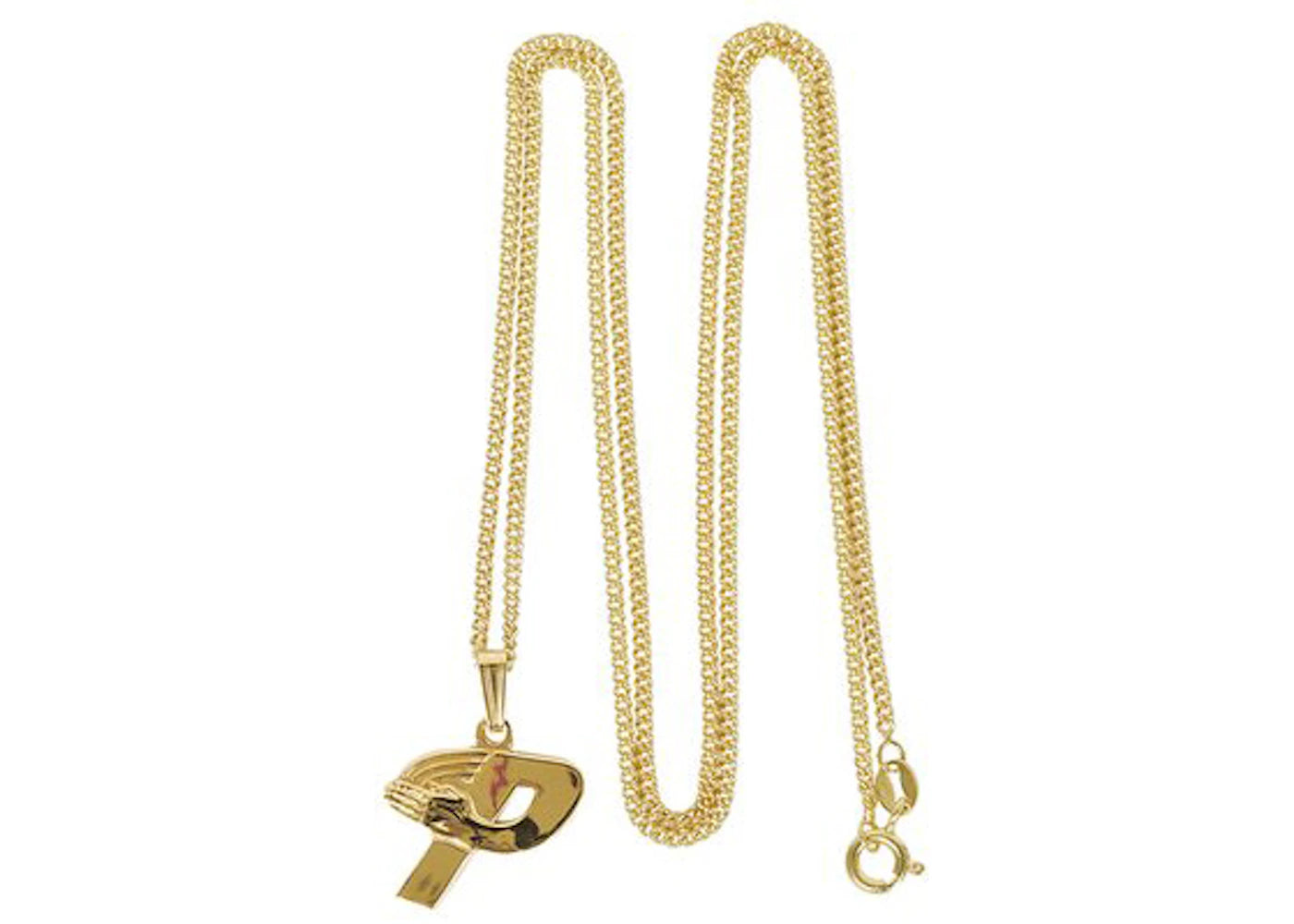 Palace P Hand Pendant Gold