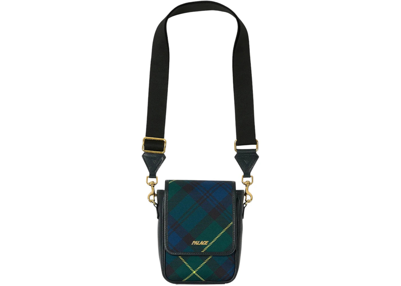Palace P-Lux Shot Bag Black Watch
