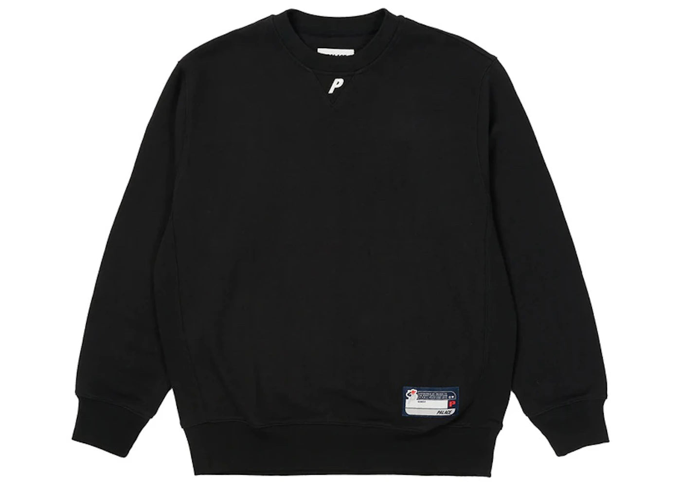 Palace P Neck Crew Black