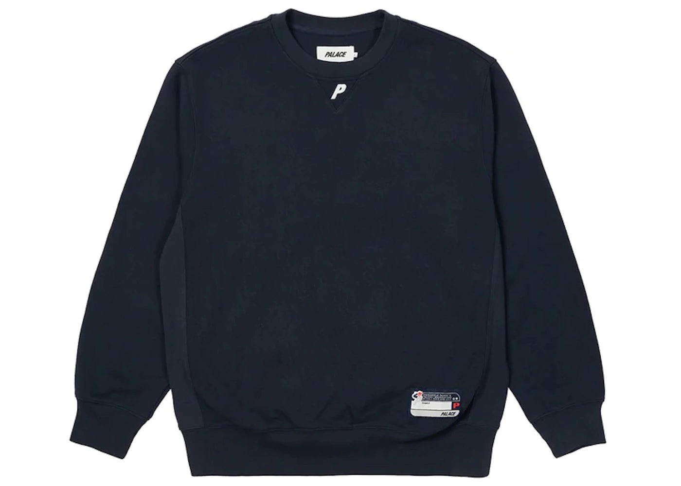 Palace P Neck Crew Navy
