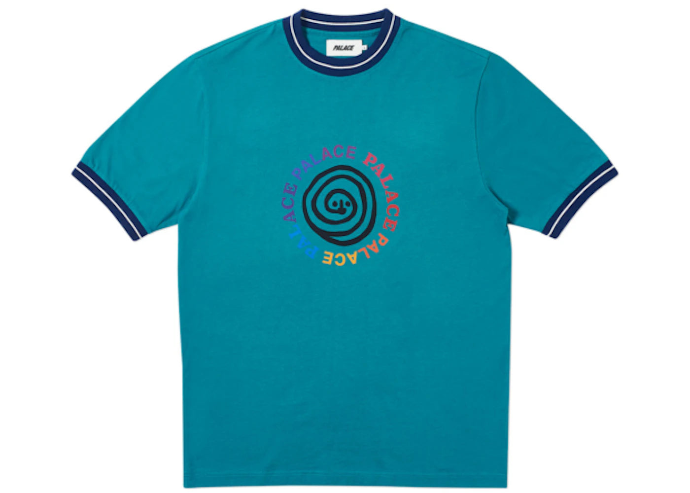 Palace P Ringer T-shirt Blue