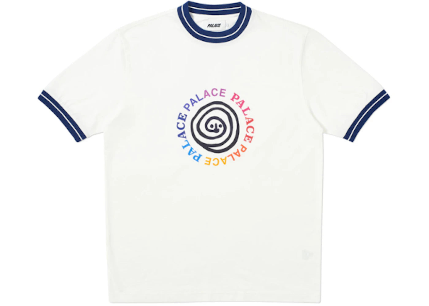 Palace P Ringer T-Shirt White