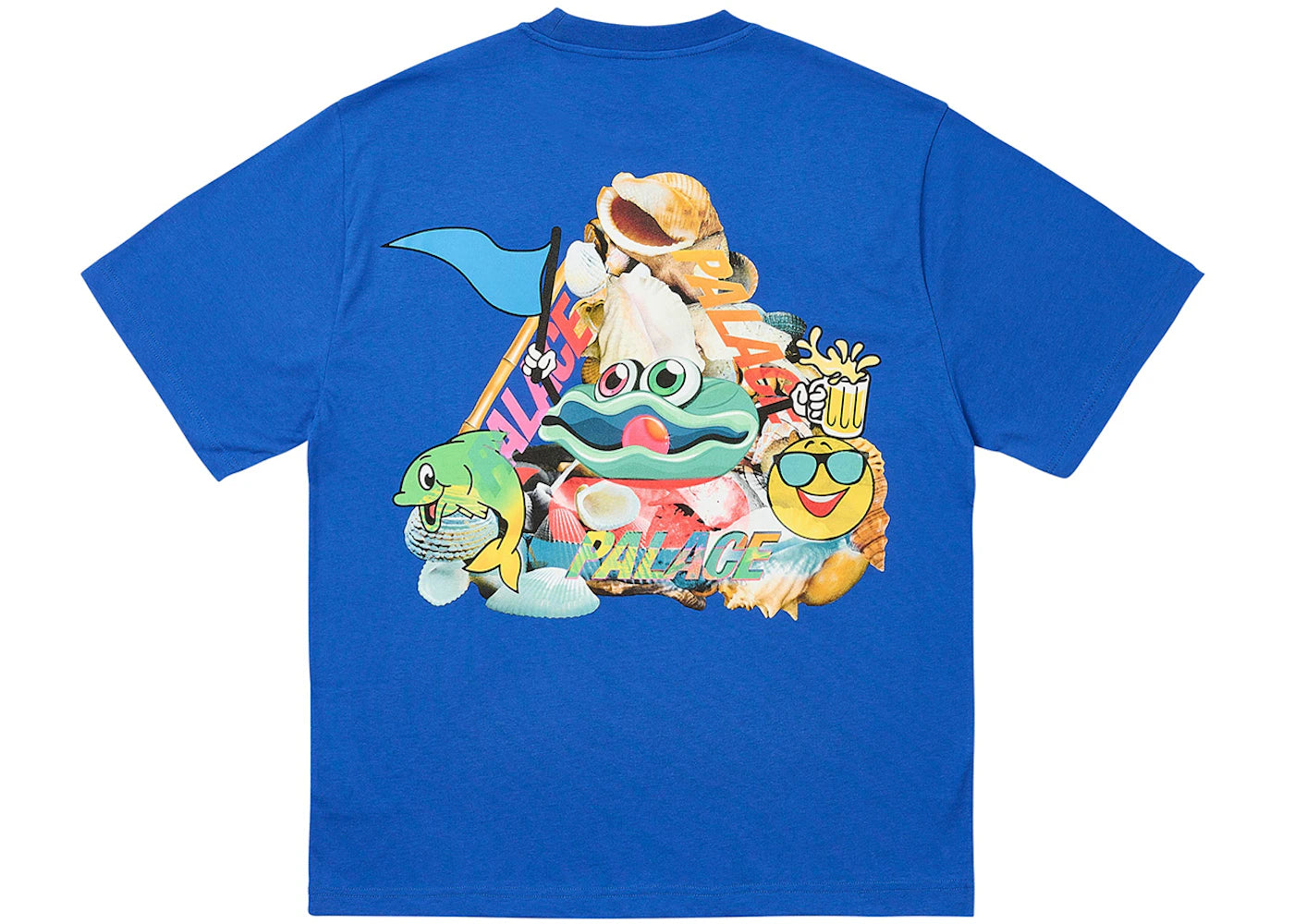 Palace P Sea T-Shirt Blue Berry