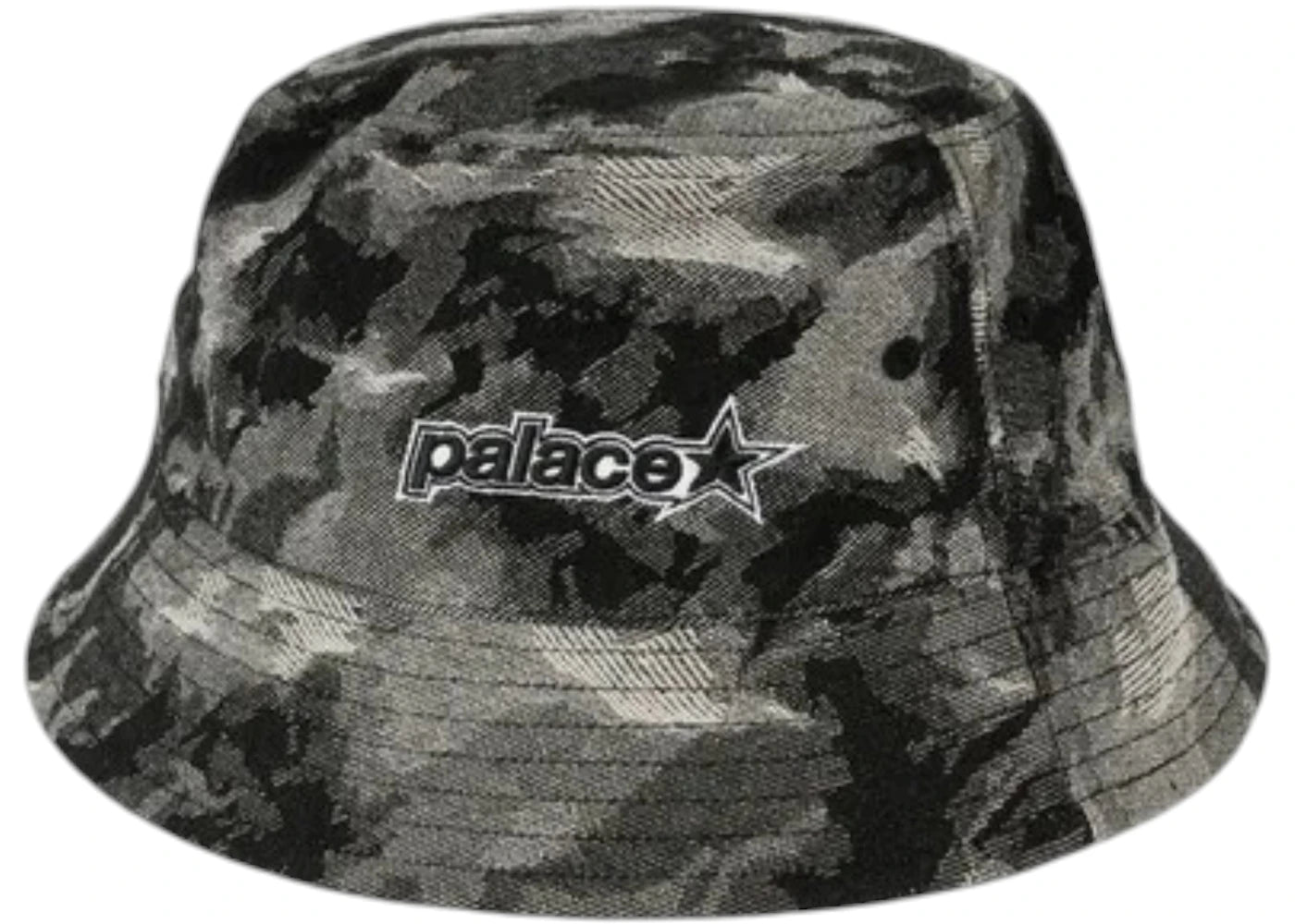 Palace P Star Bucket Hat Black Denim