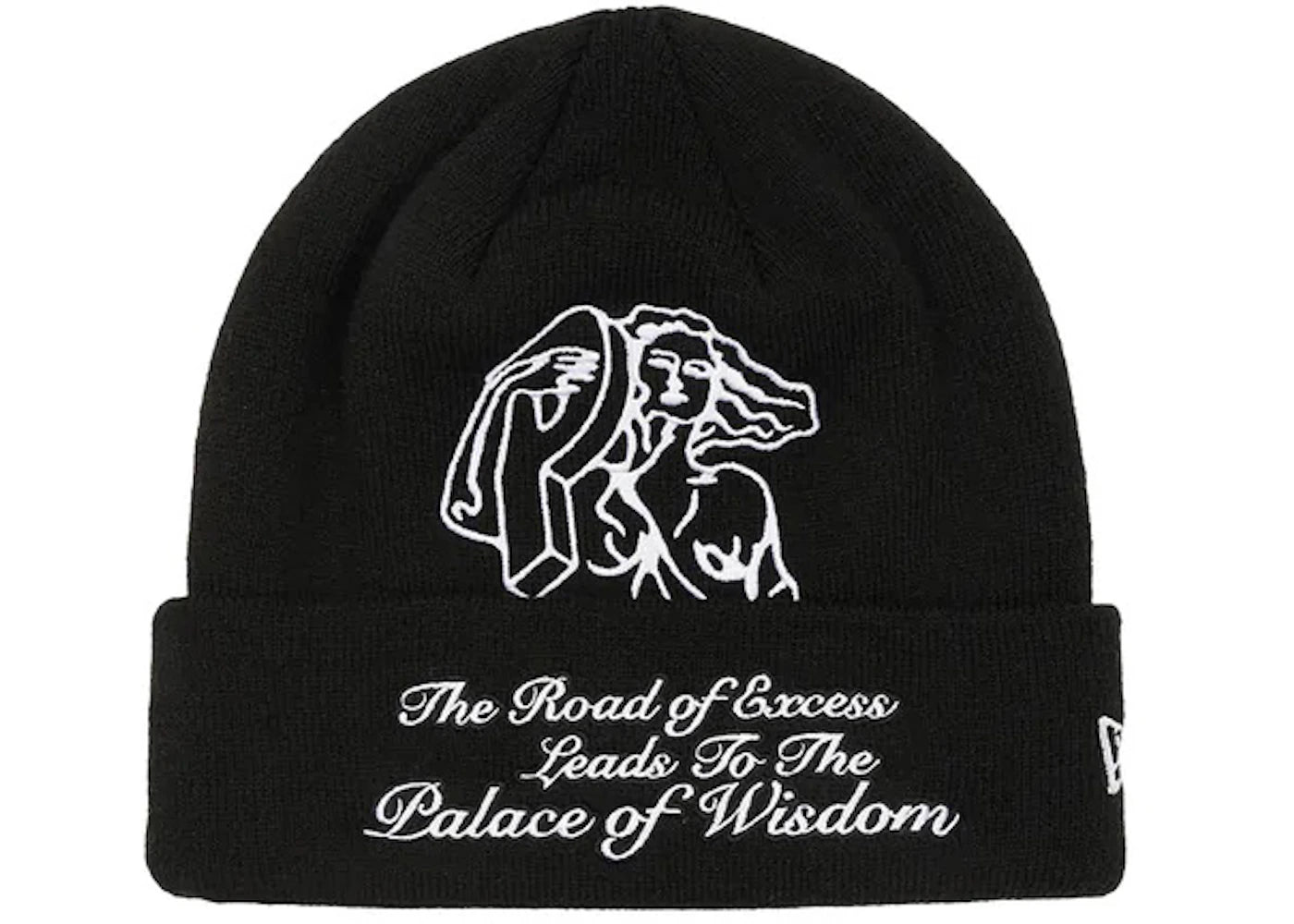 Palace P-Statue New Era Beanie Black