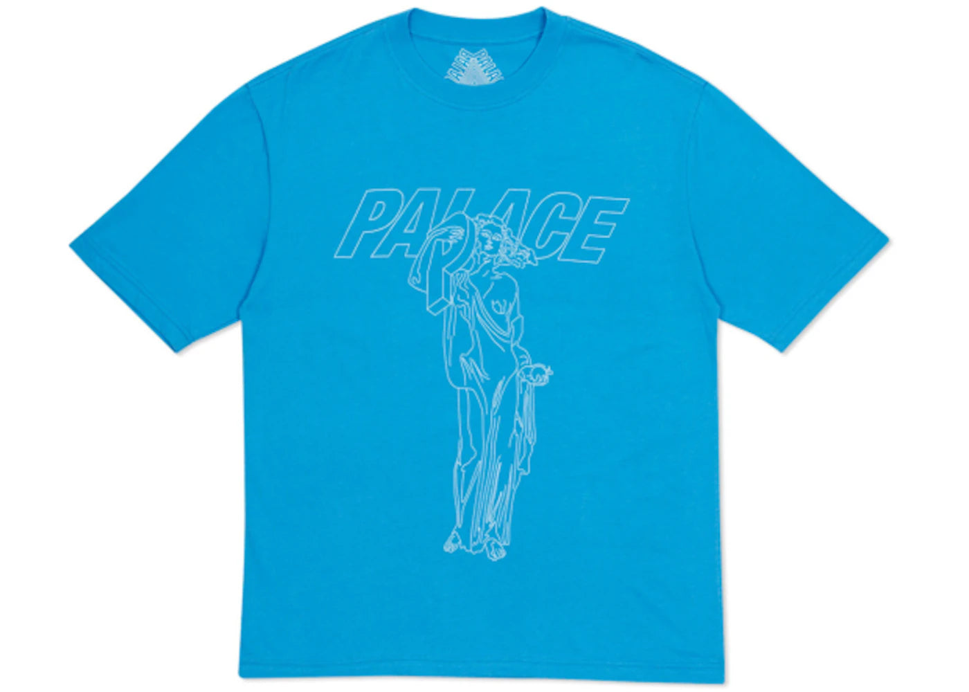 Palace P Statue T-Shirt Blue