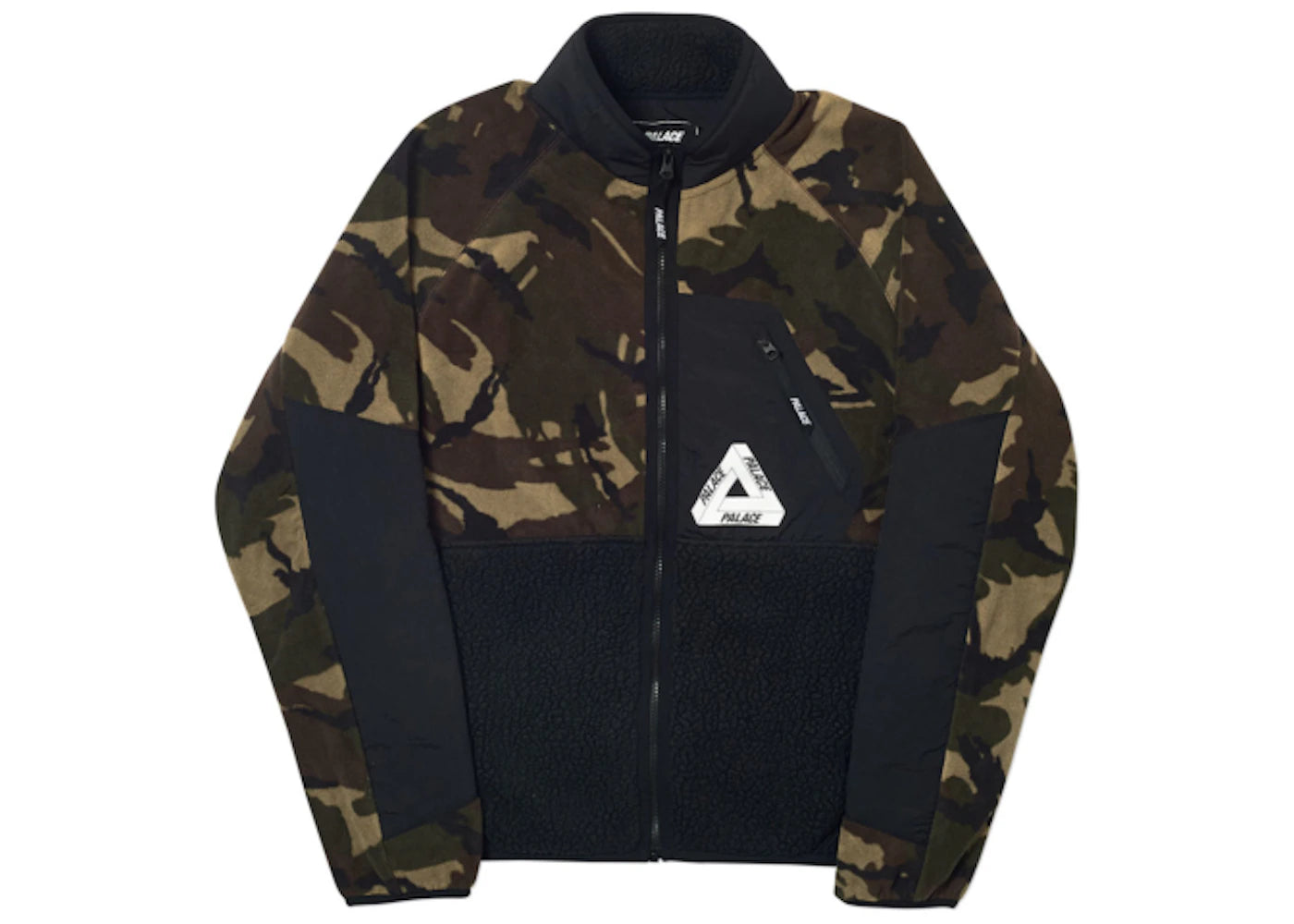 Palace P-Surgent Fleece Jacket Black DPM