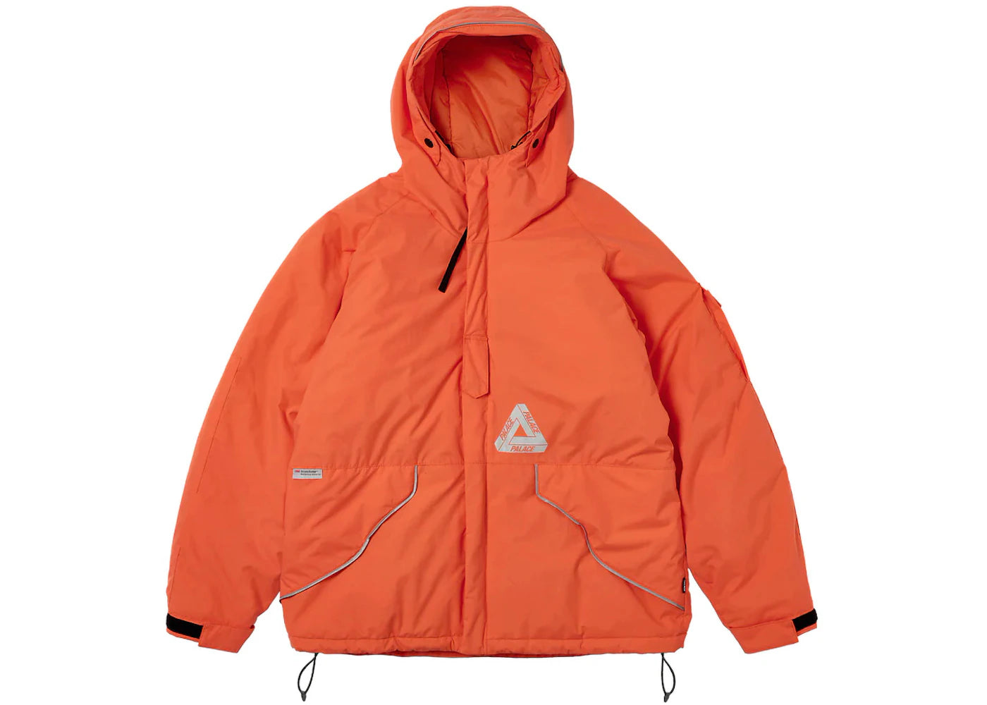 Palace P-Tech Hooded Jacket Orange