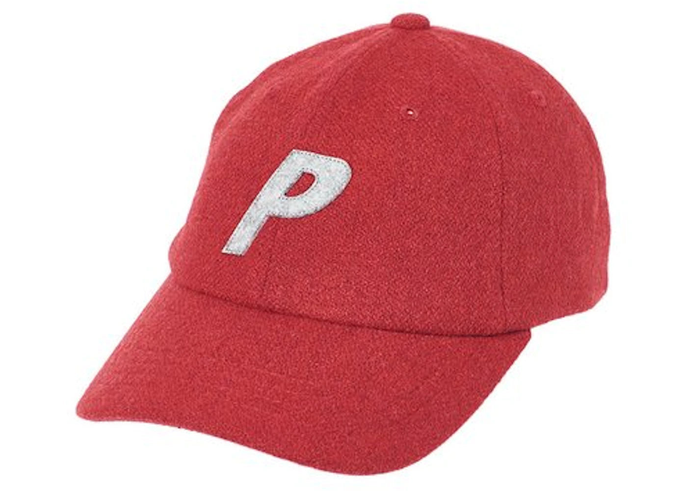 Palace P Wool 6-Panel Burgundy