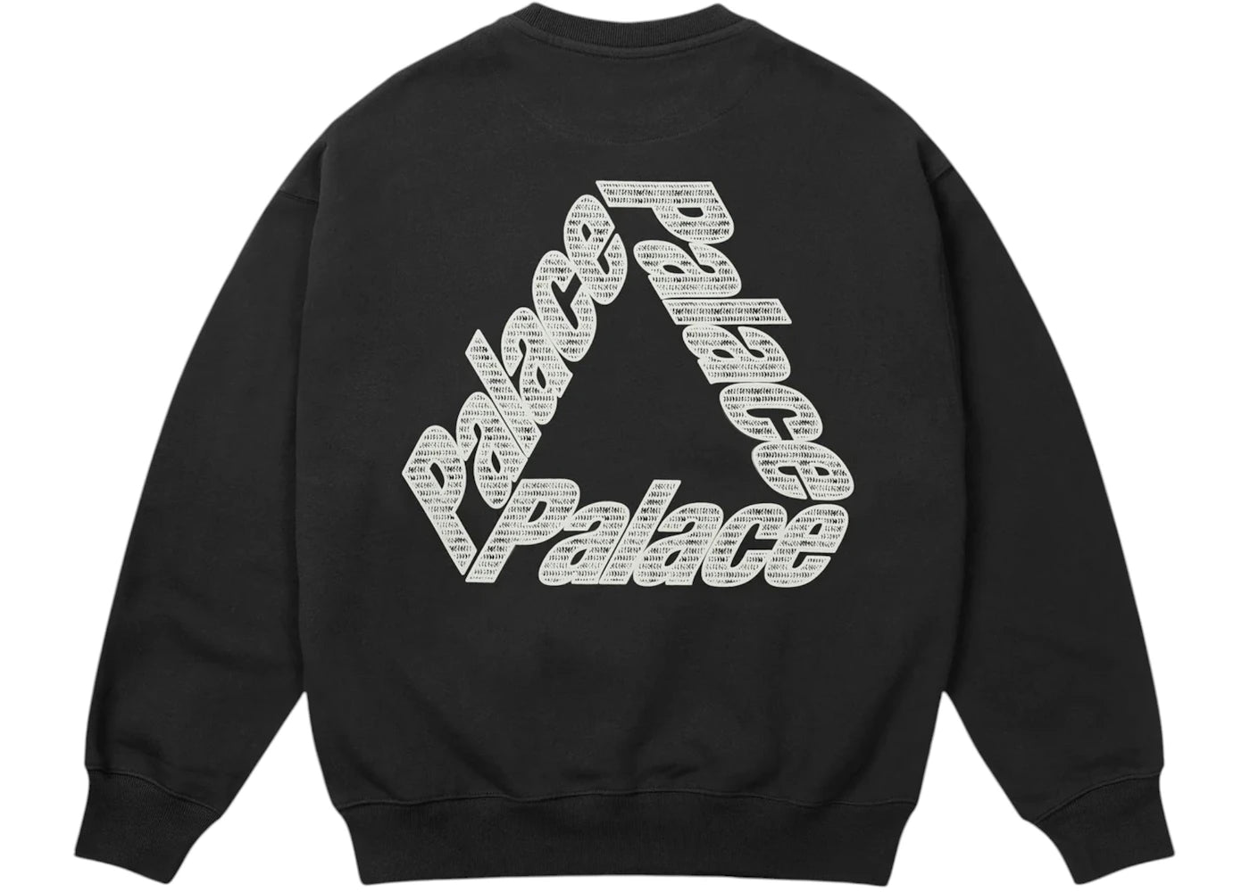 Palace P3 Chain Puff Crew Black