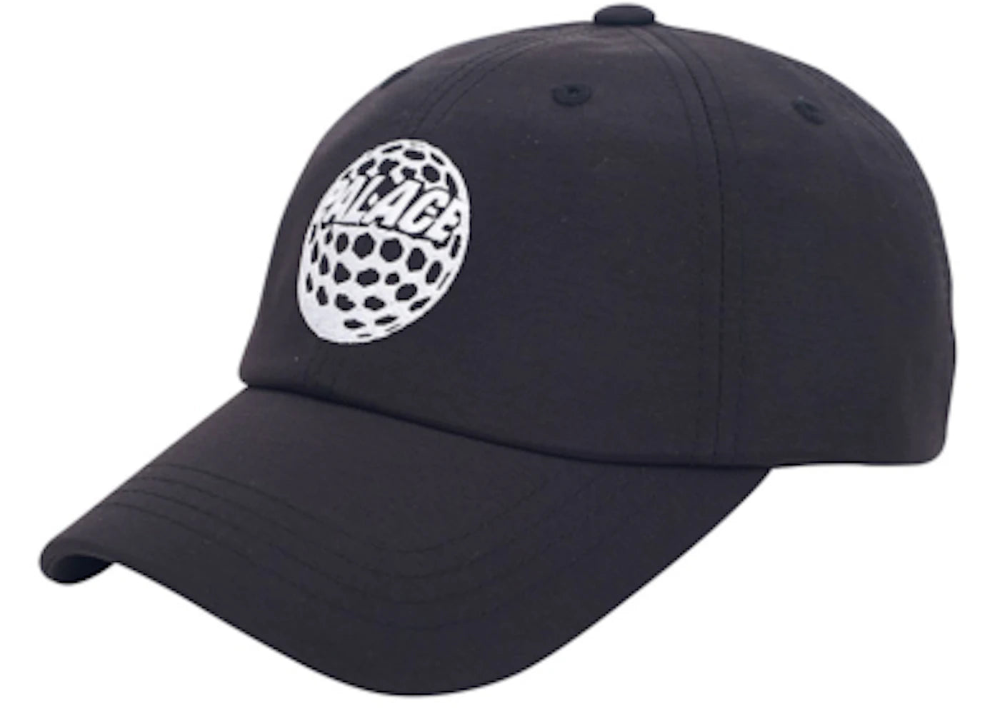 Palace P45 6-Panel Shell Black/White – Side Kicks