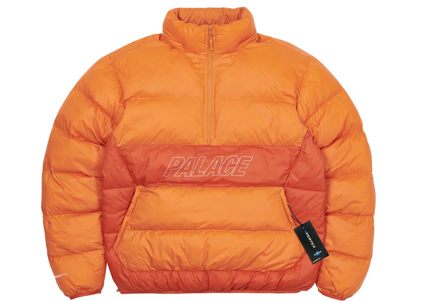 Palace PAL-TEX Half Zip Puffa Orange