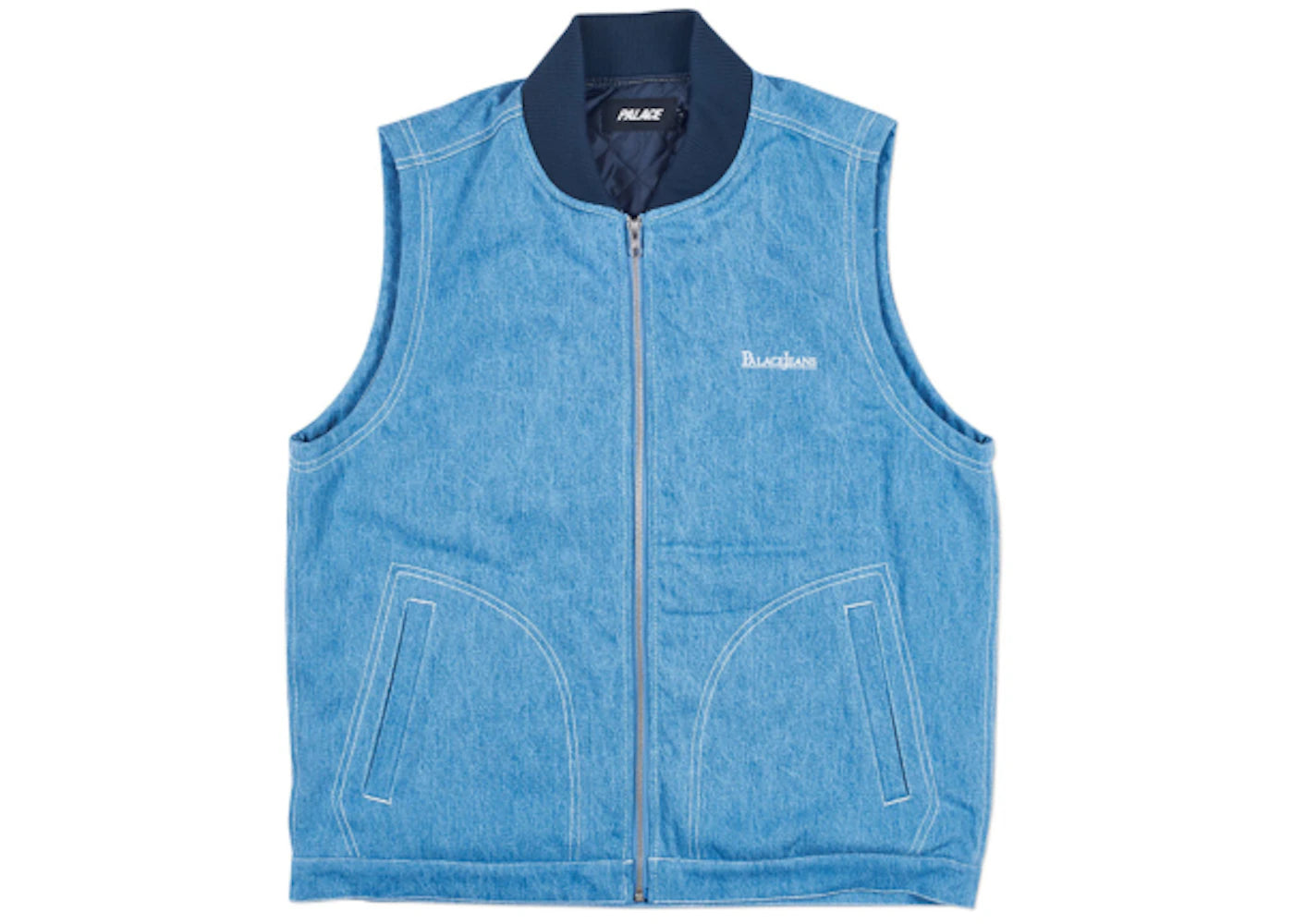 Palace PJ Gilet Light Stonewash