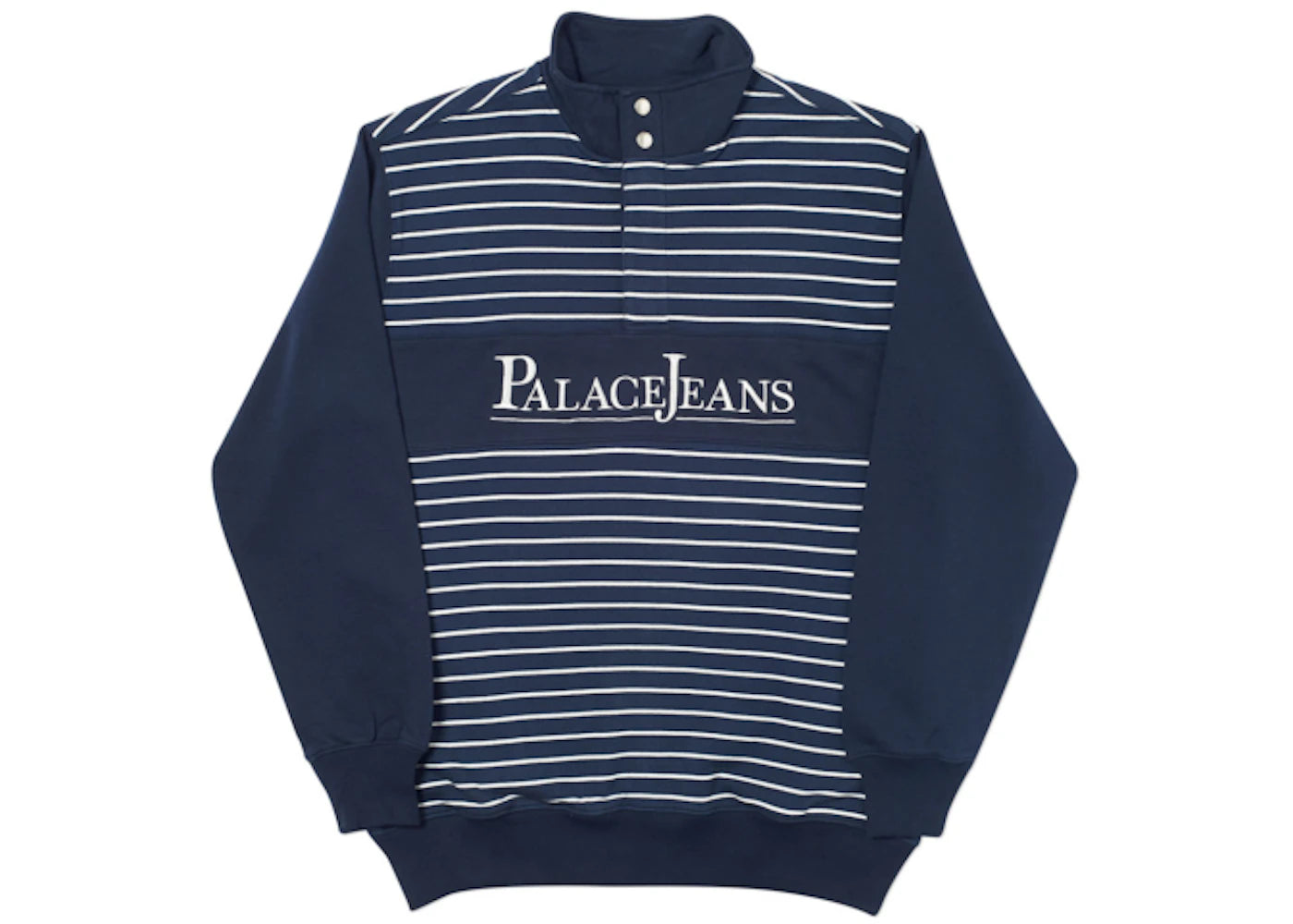 Palace PJ Popper Neck Navy