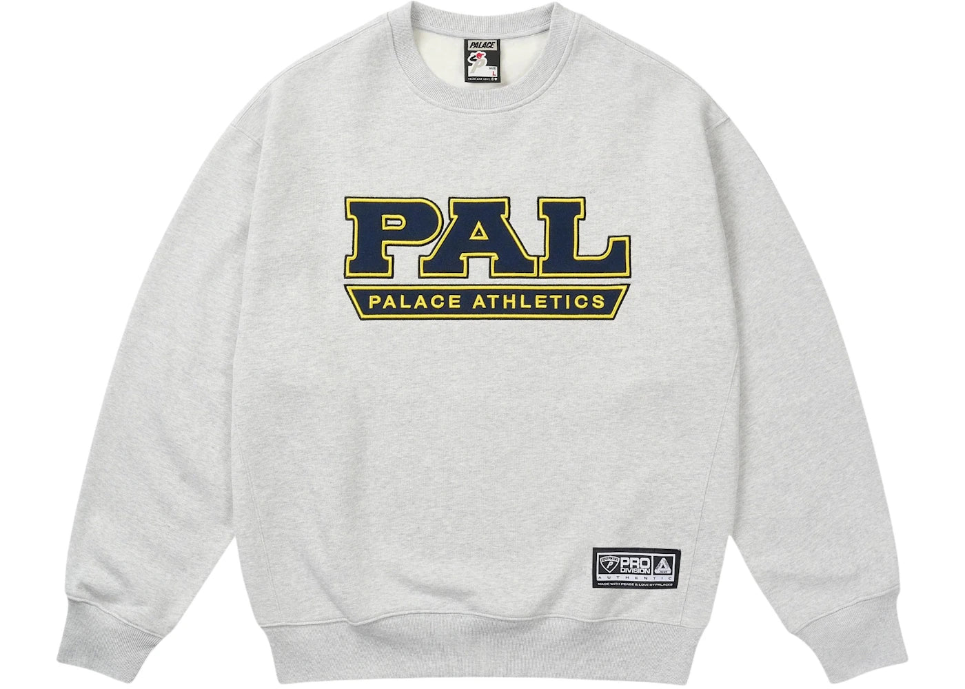 Palace Pal Athletics Crew Grey Marl