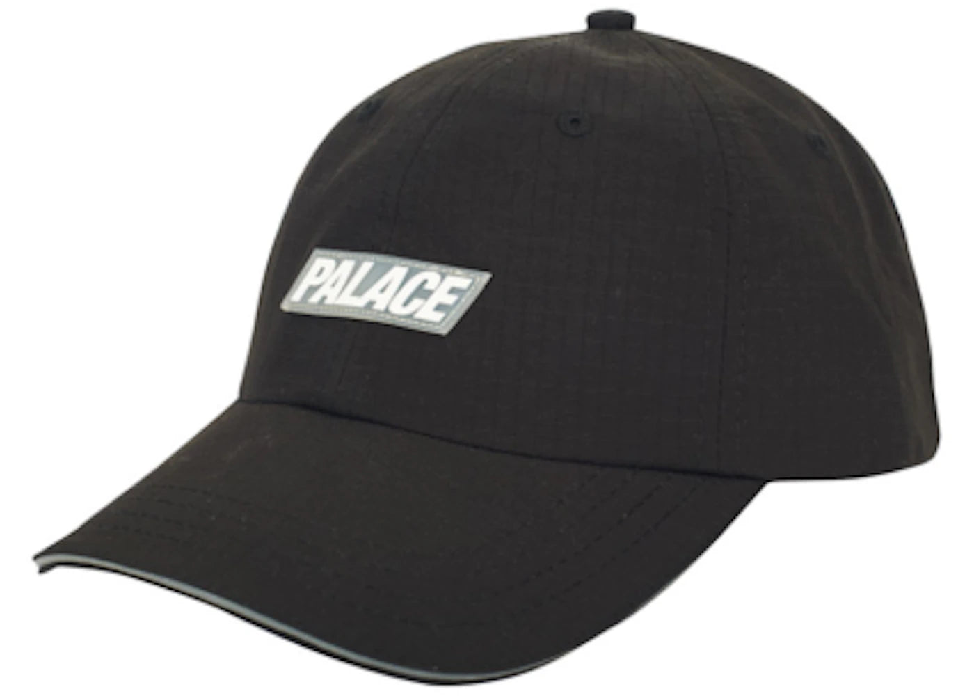 Palace 6-Panel Ripstop Black/Grey/White