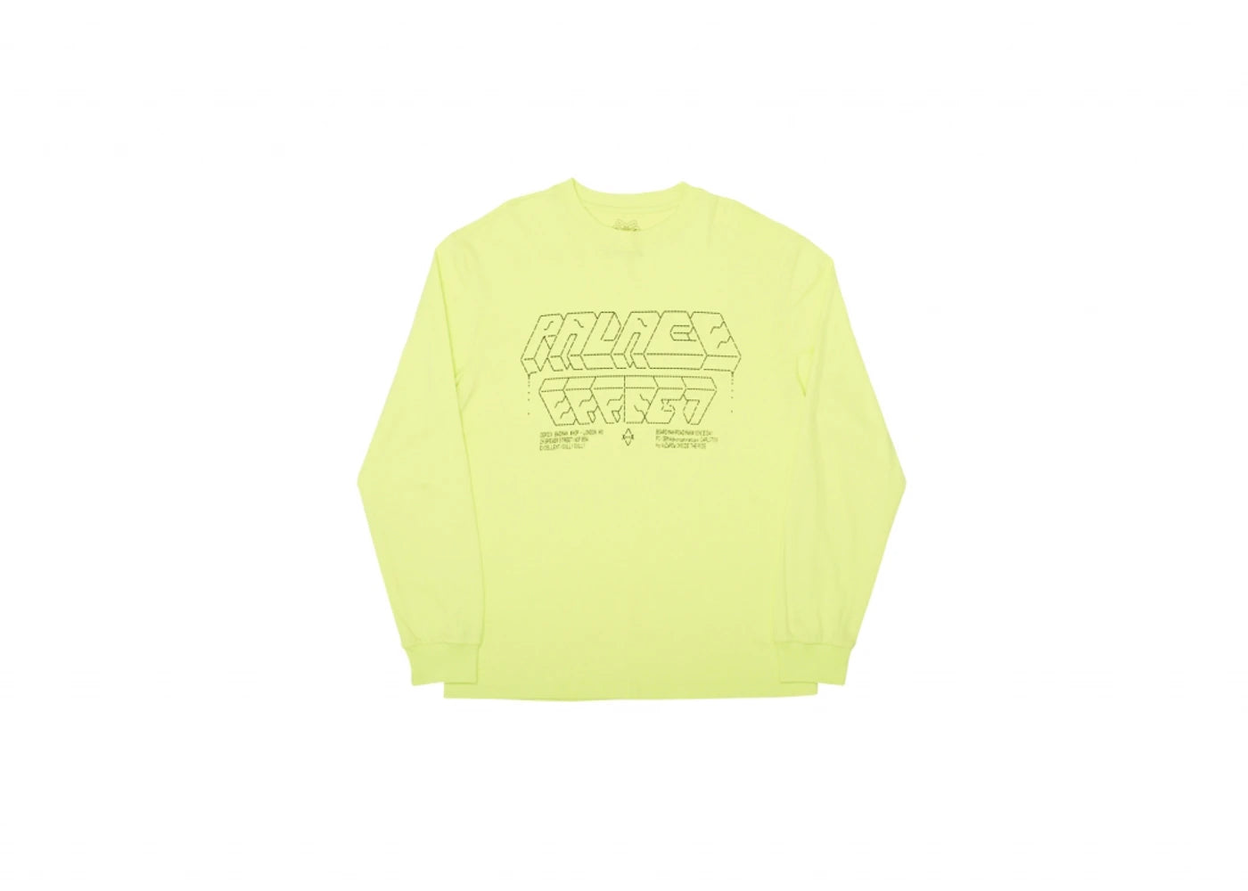 Palace Effect Longsleeve Fluro Yellow
