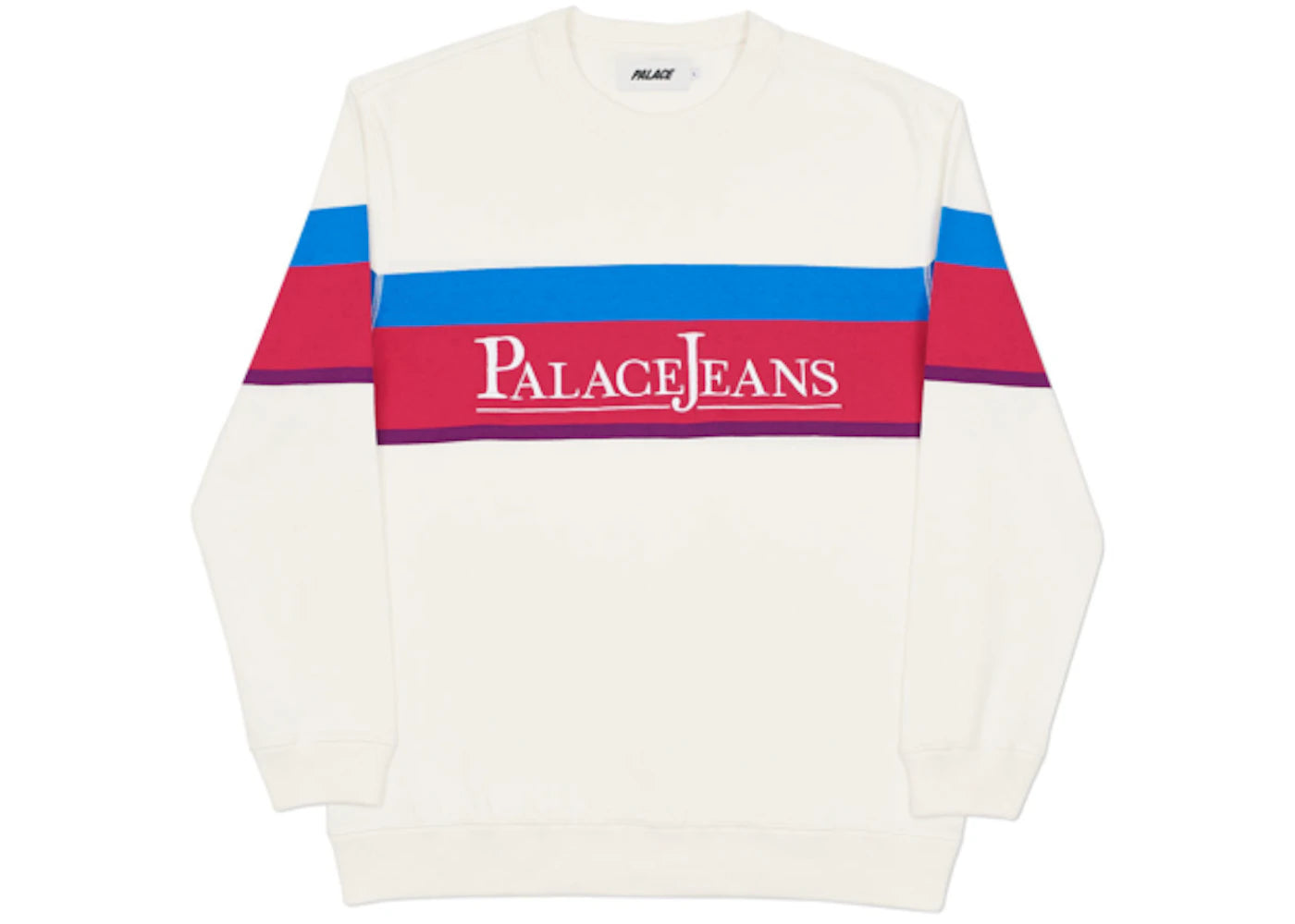 Palace Jeans Crew White