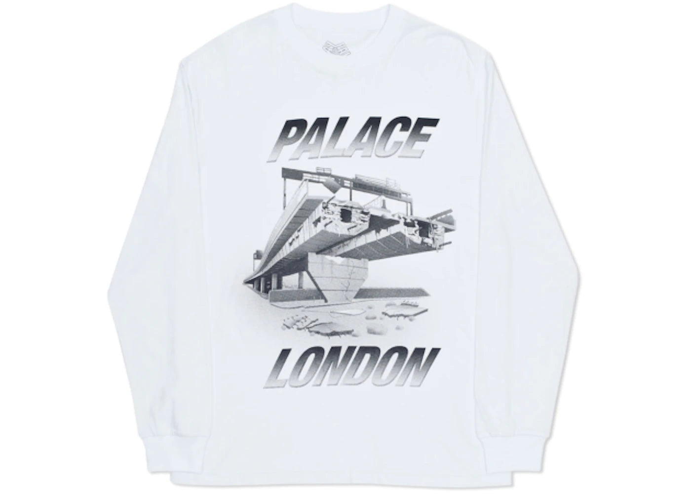 Palace London Longsleeve White