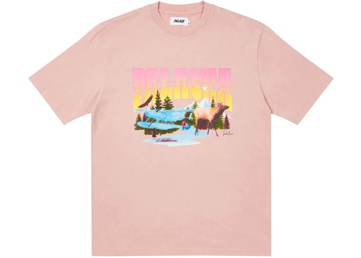 Palace Palaska Dye T-shirt Pink