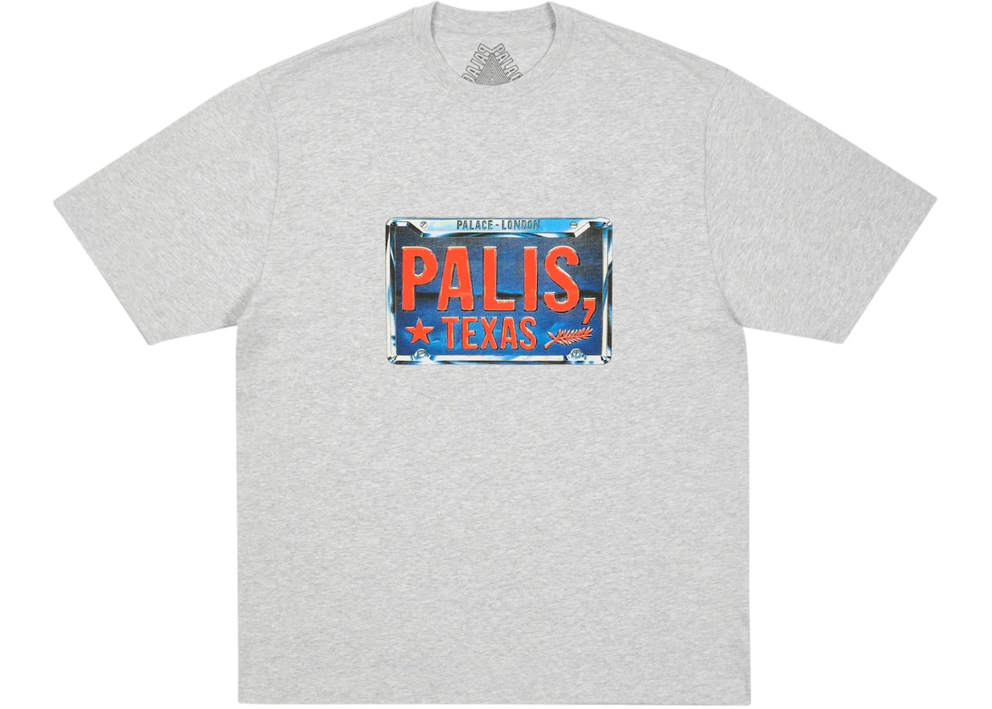 Palace Palis Texas T-Shirt Grey Marl