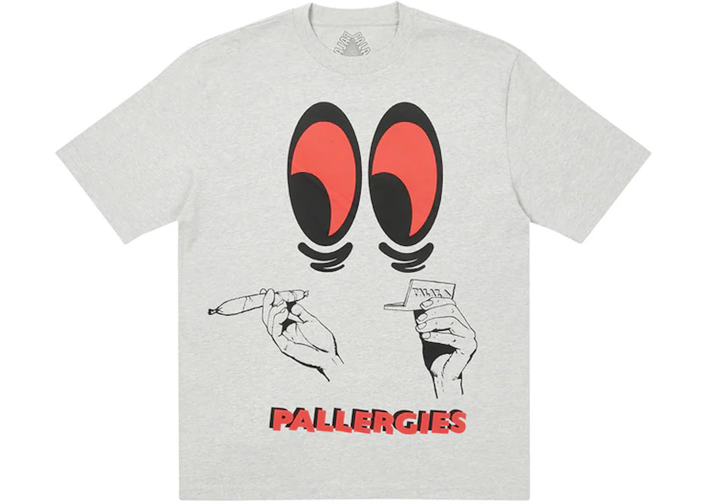 Palace Pallergies T-shirt Grey Marl