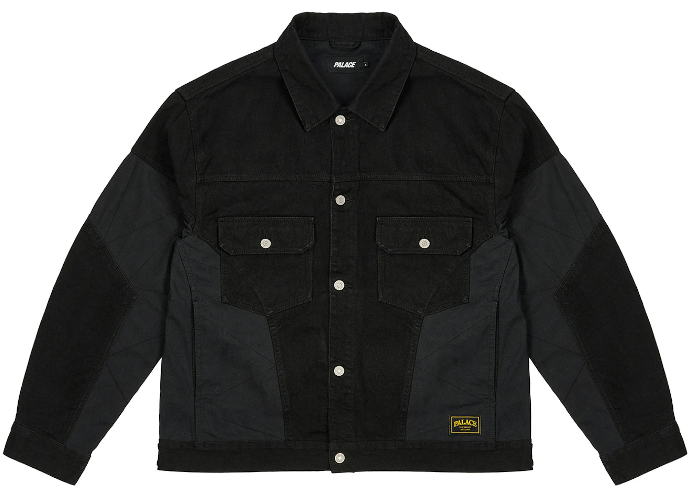 Palace Panel Denim Jacket Black