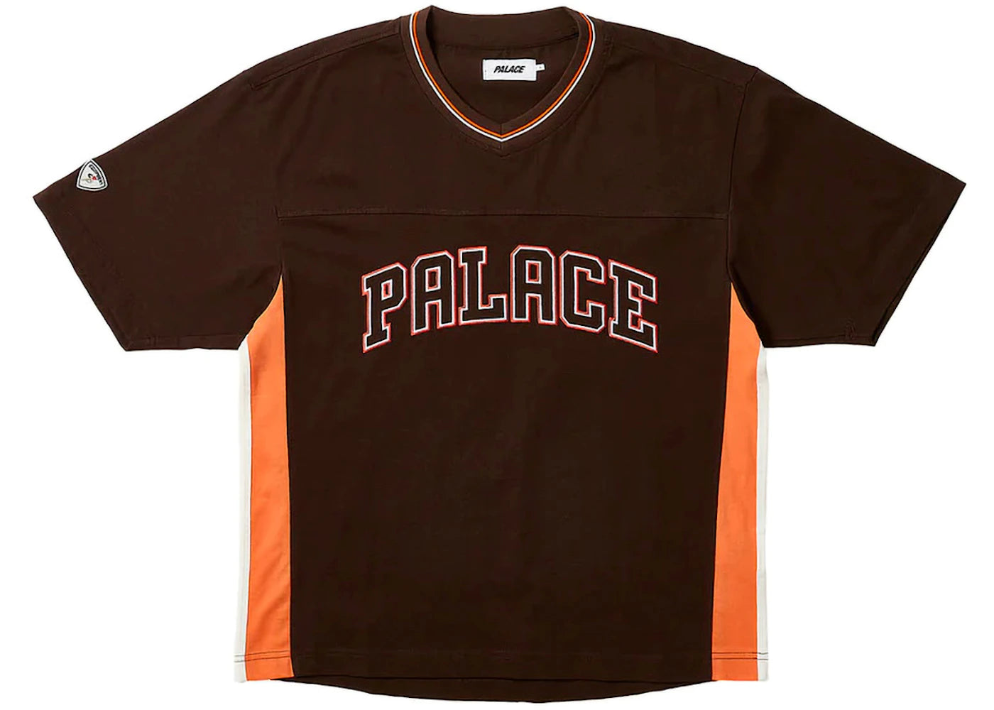 Palace Panel V-Neck Jersey Brown