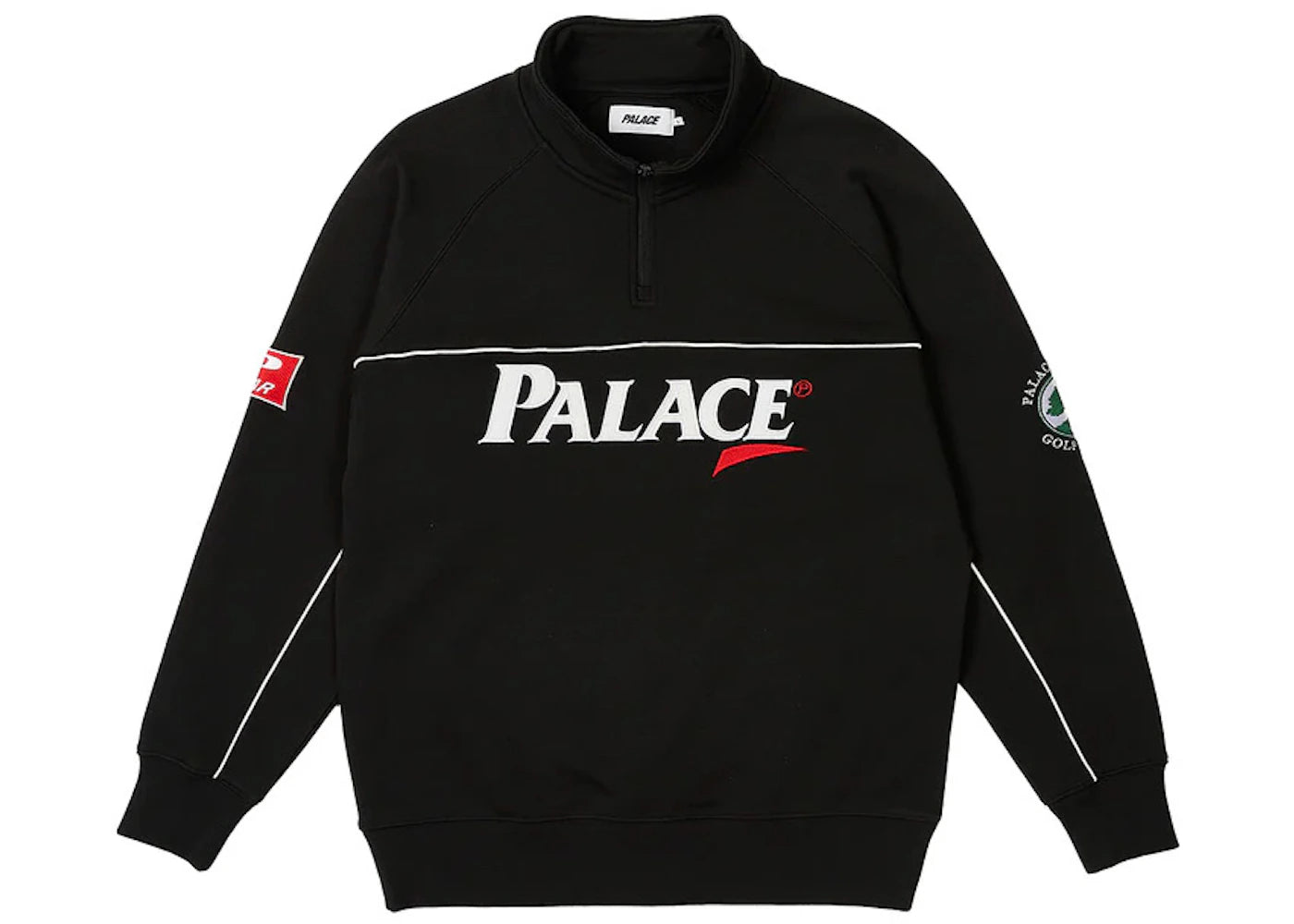 Palace Par 1/4 Zip Funnel Black