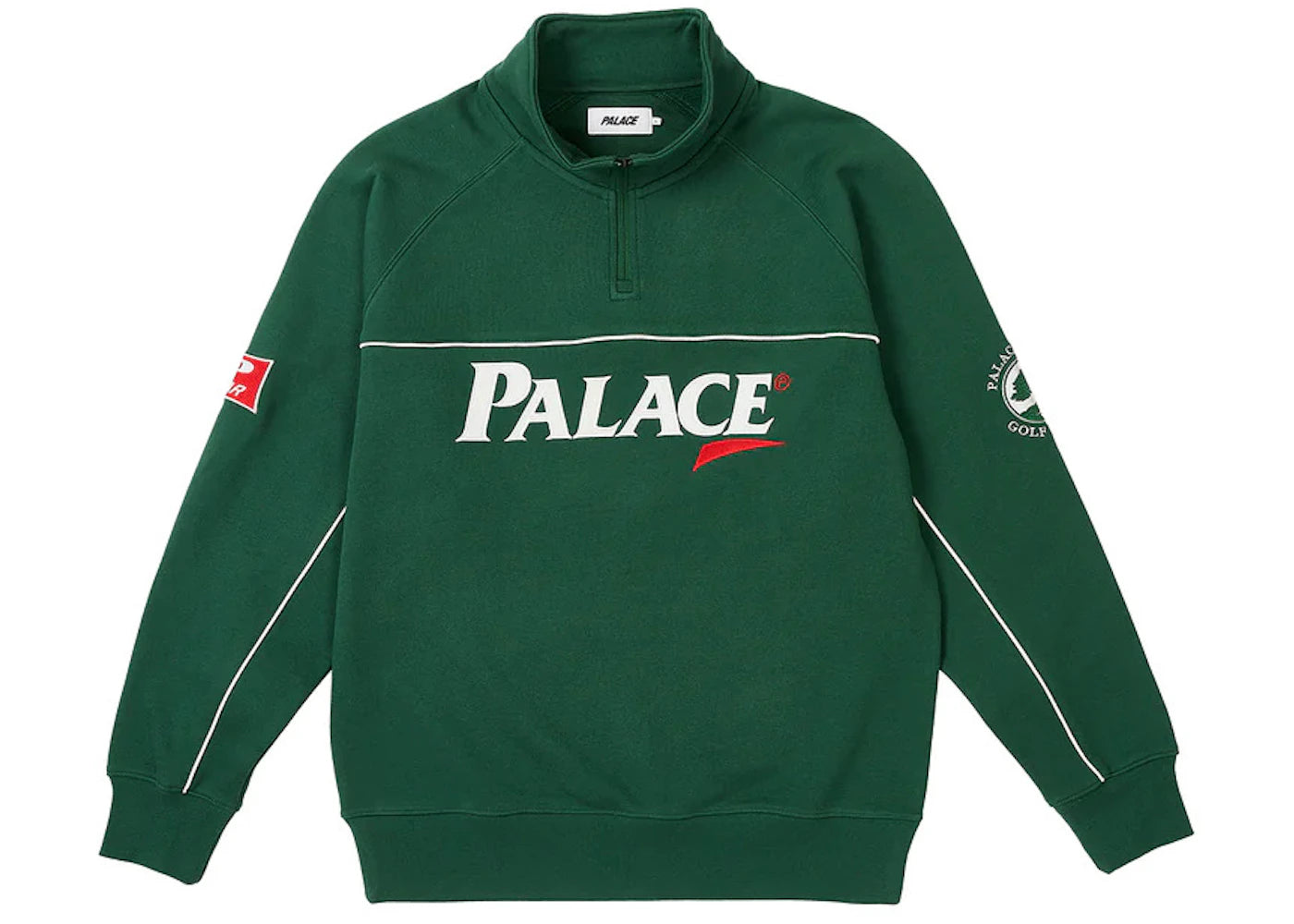 Palace Par 1/4 Zip Funnel Huntsman
