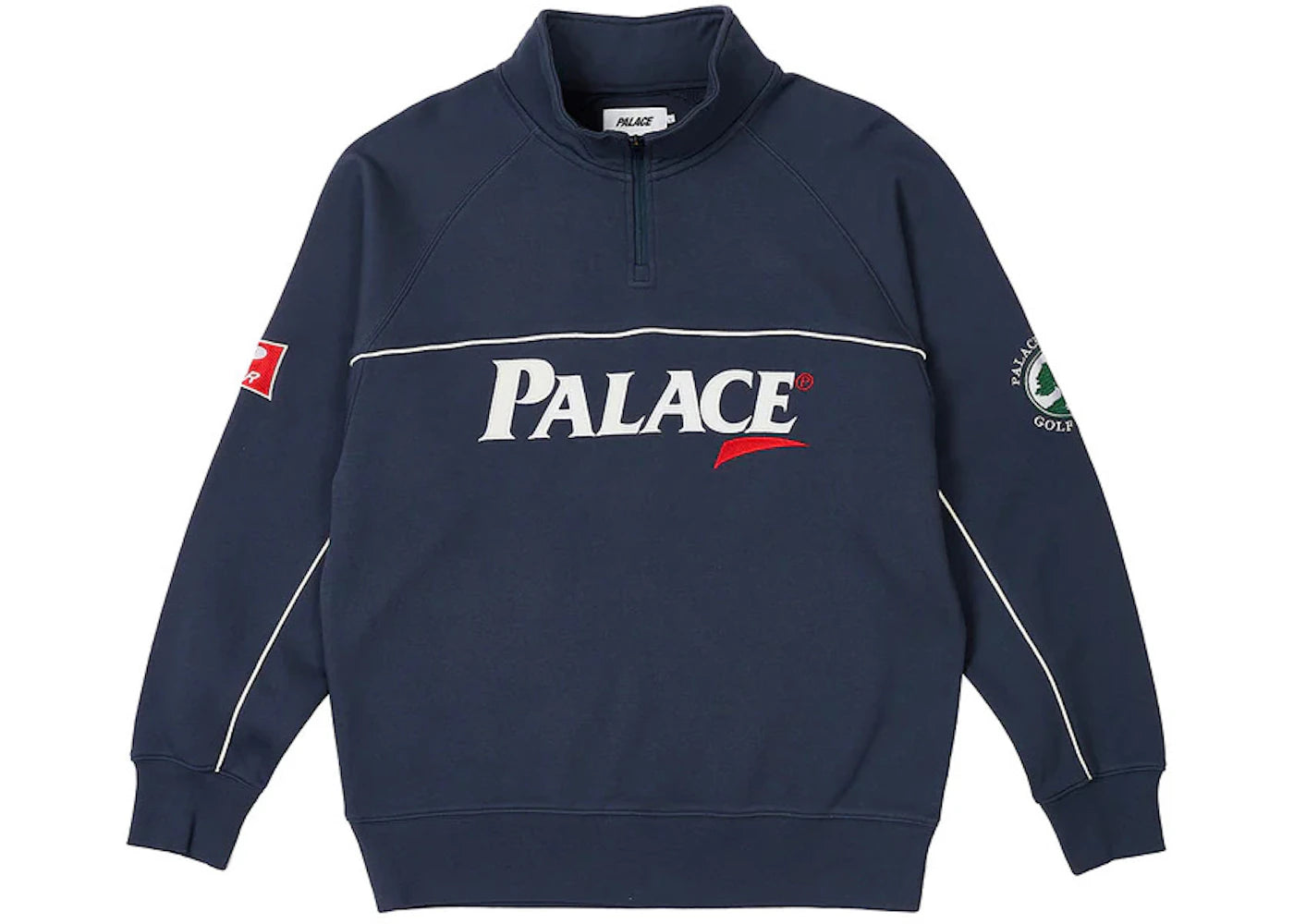 Palace Par 1/4 Zip Funnel Navy