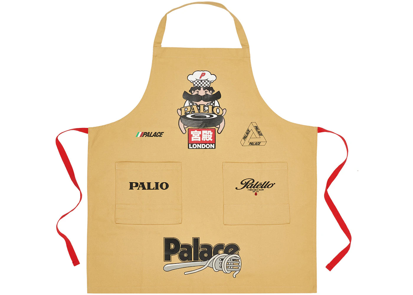 Palace Pasta Apron Tan