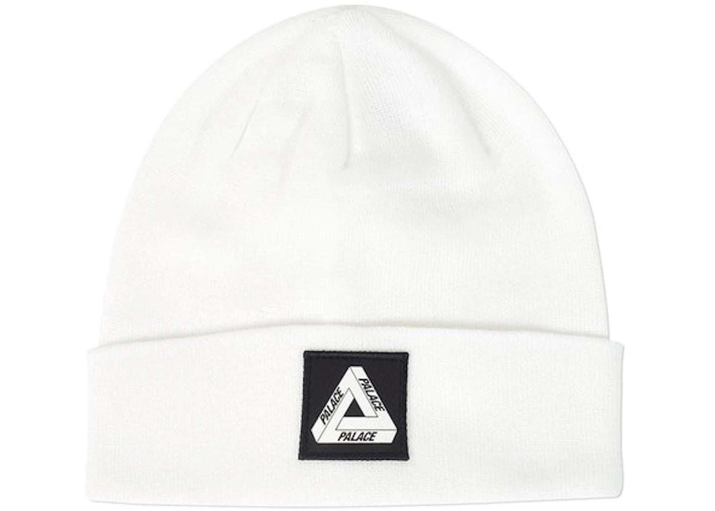 Palace Patch Beanie White