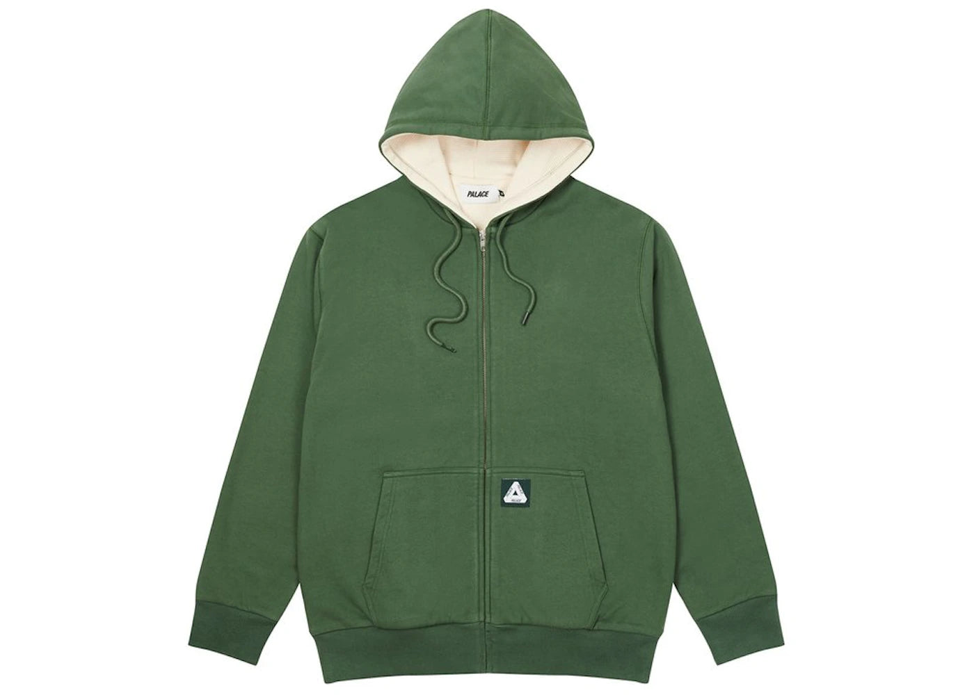 Palace Patch Thermal Zip Hood Green