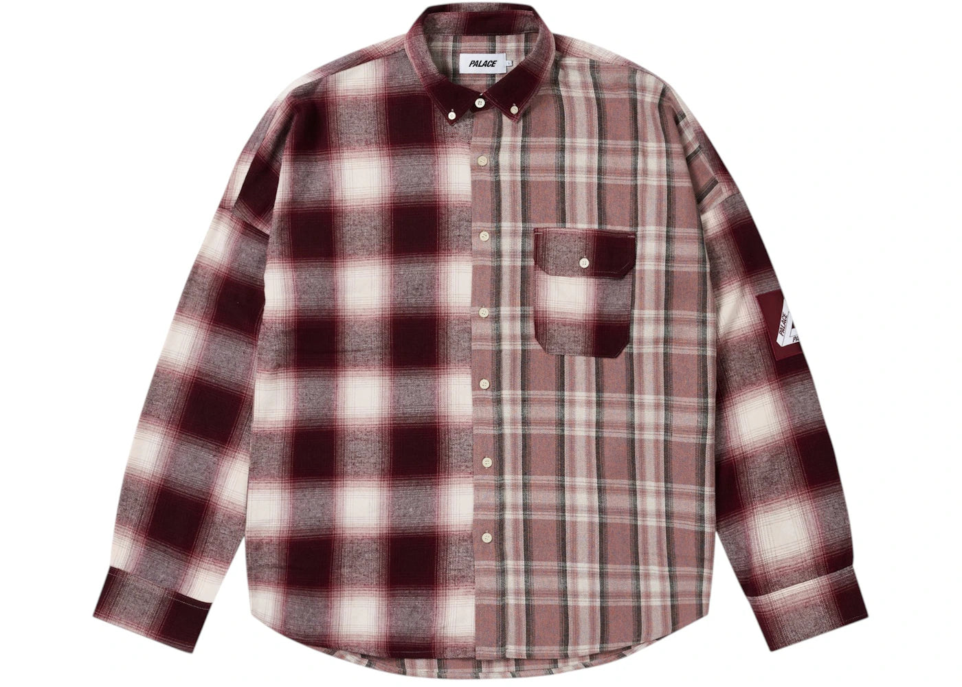 Palace Patchy Flannel Shirt Red