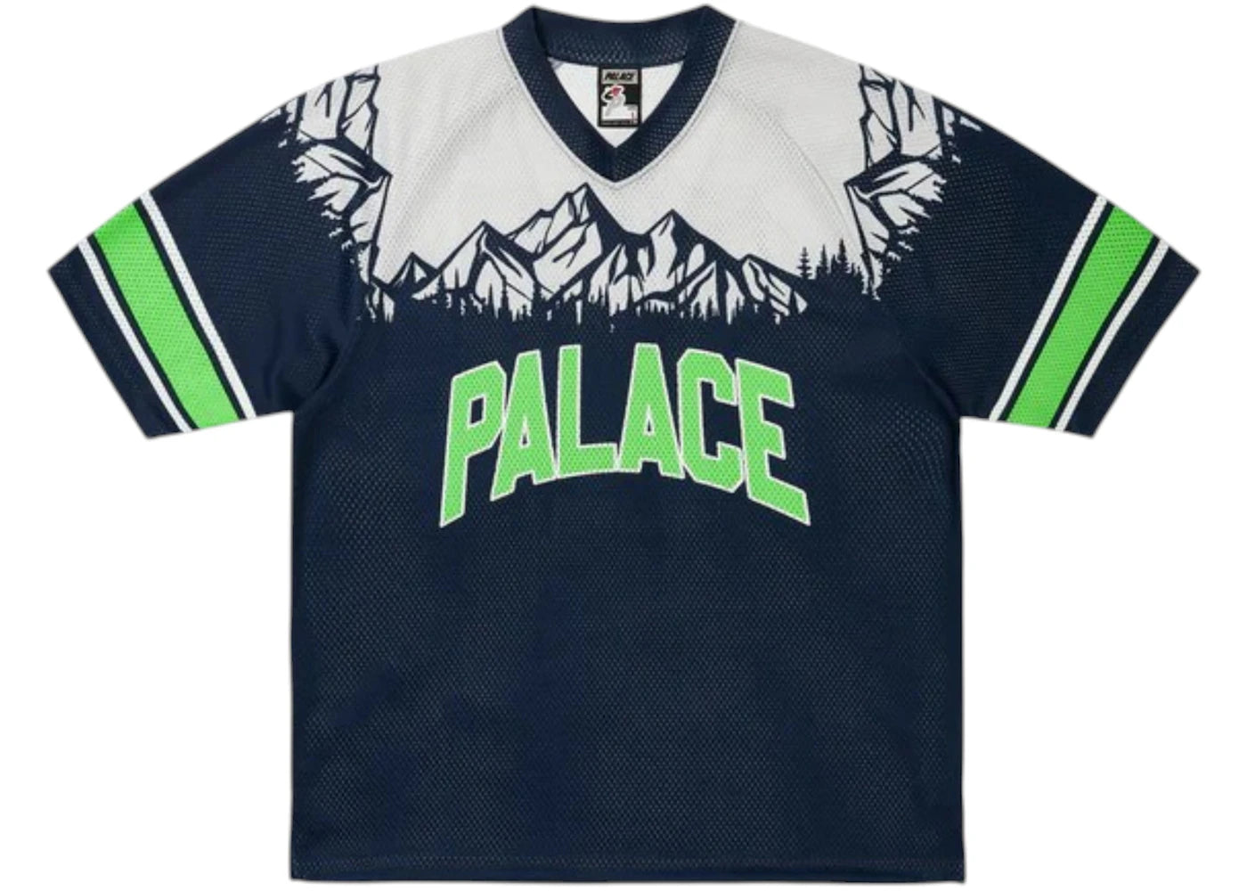Palace Peaker Mesh Jersey Navy