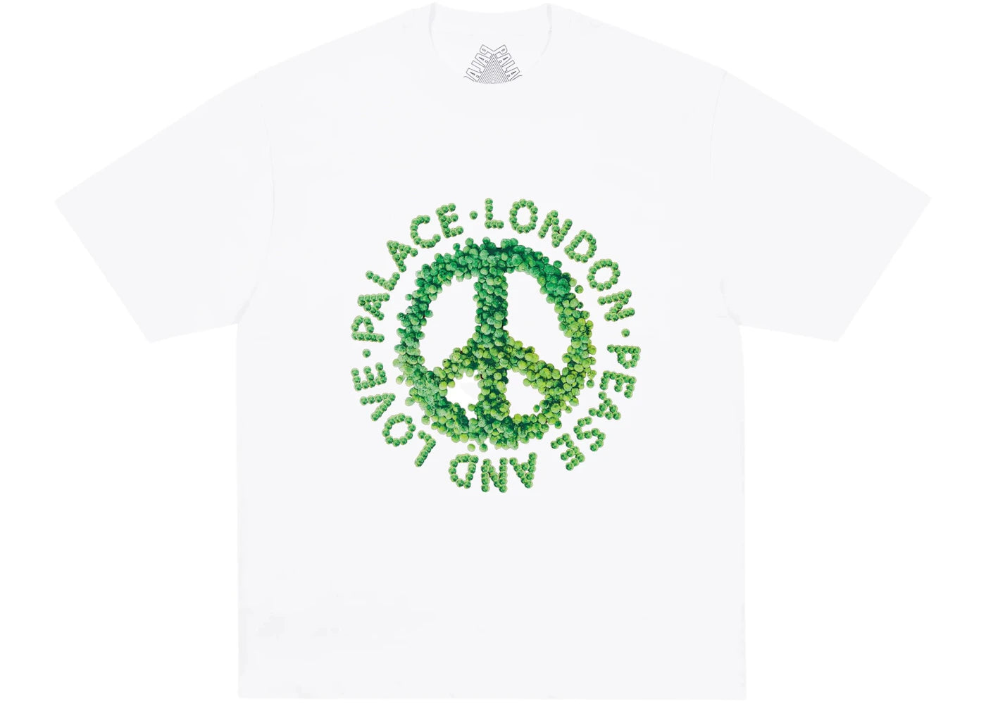 Palace Pease And Love T-Shirt White