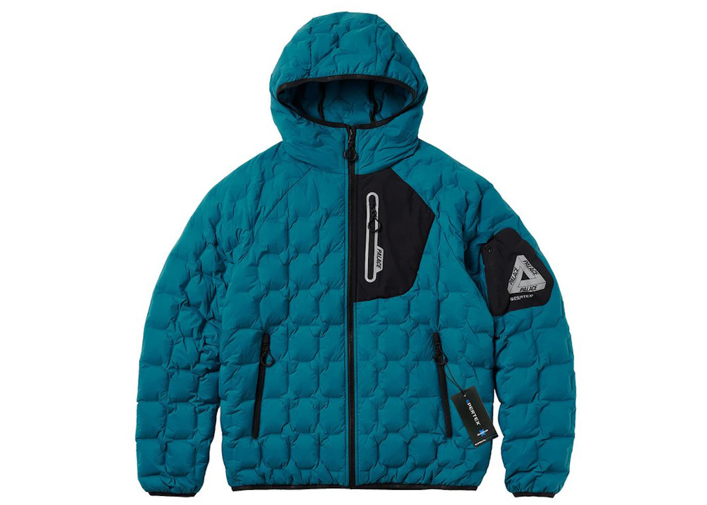 Palace Pertex Lighten Up Down Jacket Teal