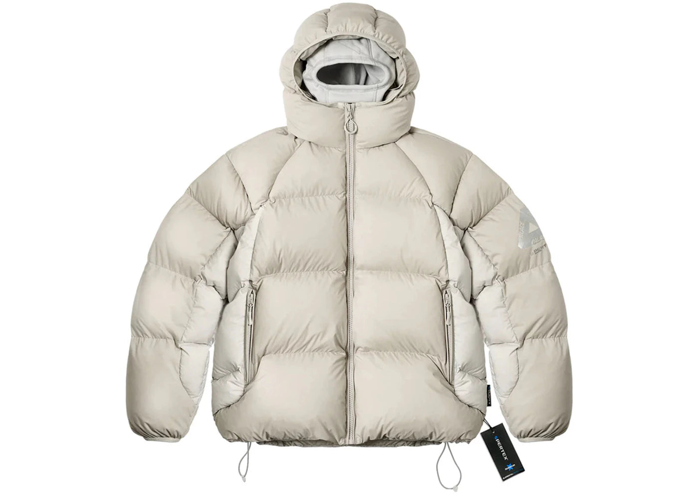 Palace Pertex Matte Balaclava Puffa Stone Arctica
