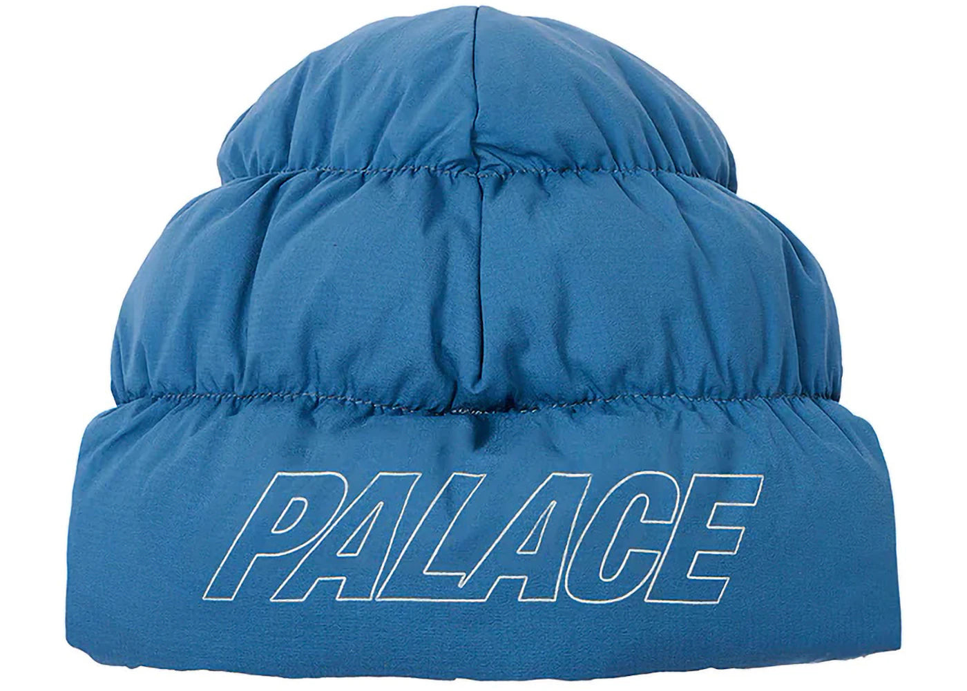 Palace Pertex Puffa Beanie Chill Blue