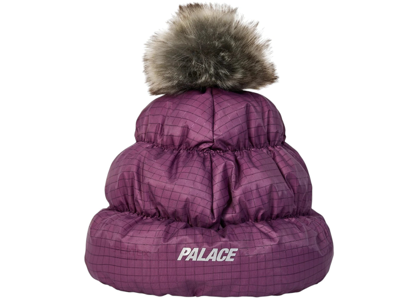 Palace Pertex Puffer Beanie Purp