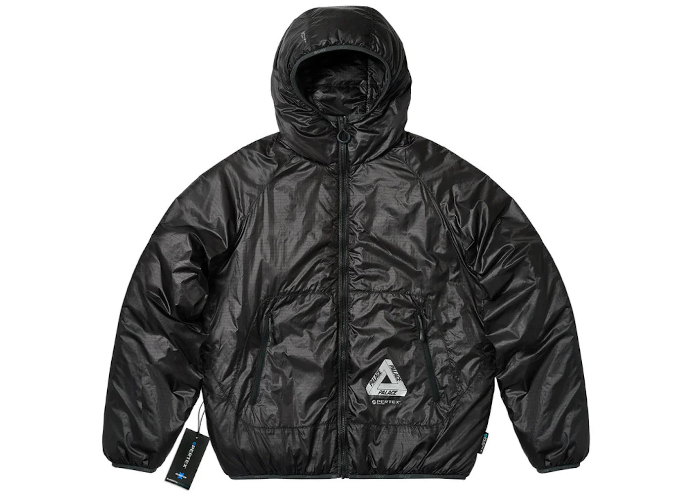 Palace Pertex Quilted Jacket Black