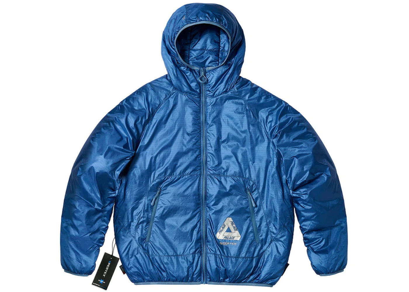 Palace Pertex Quilted Jacket Blue