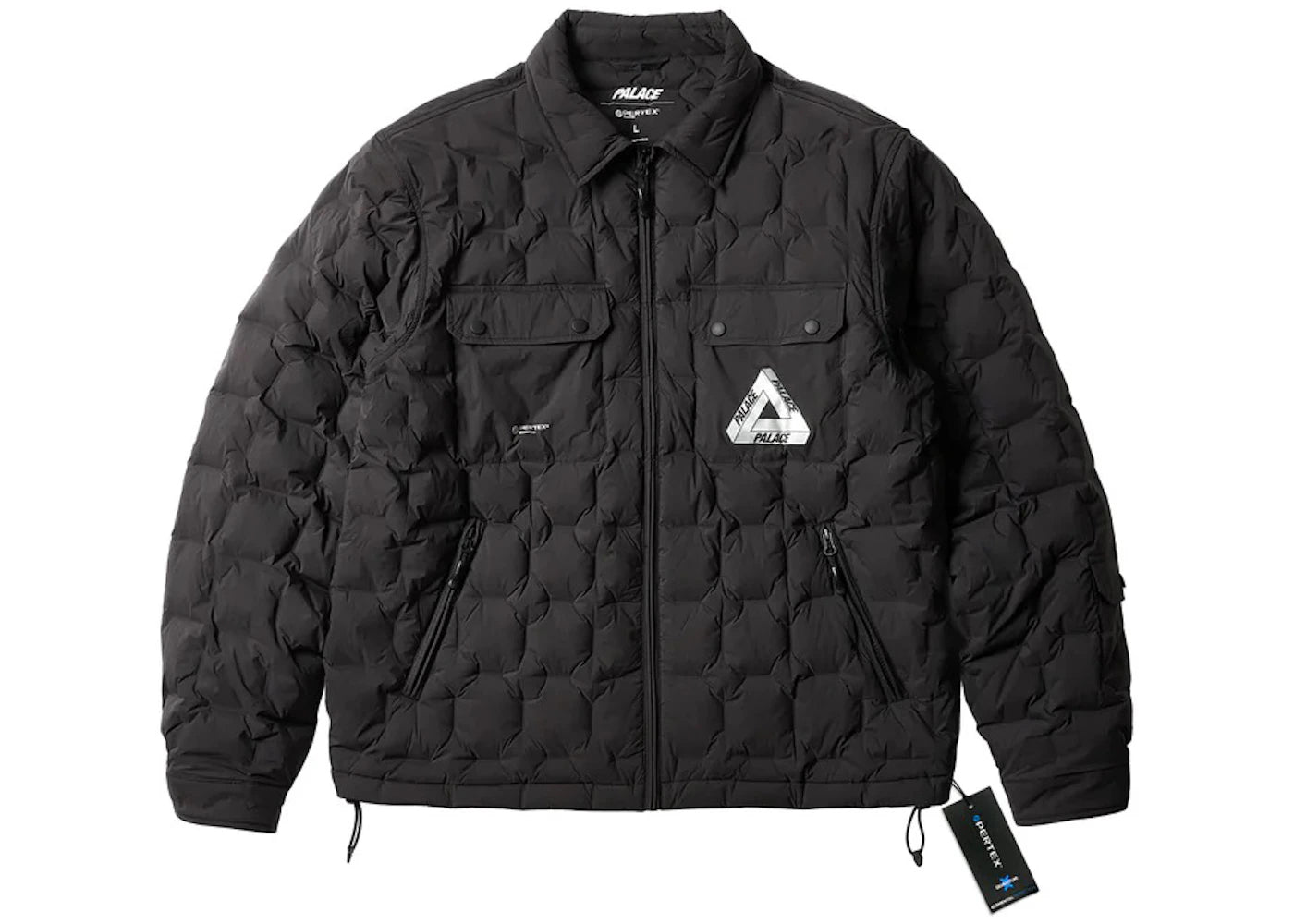 Palace Pertex Work Down Jacket Black