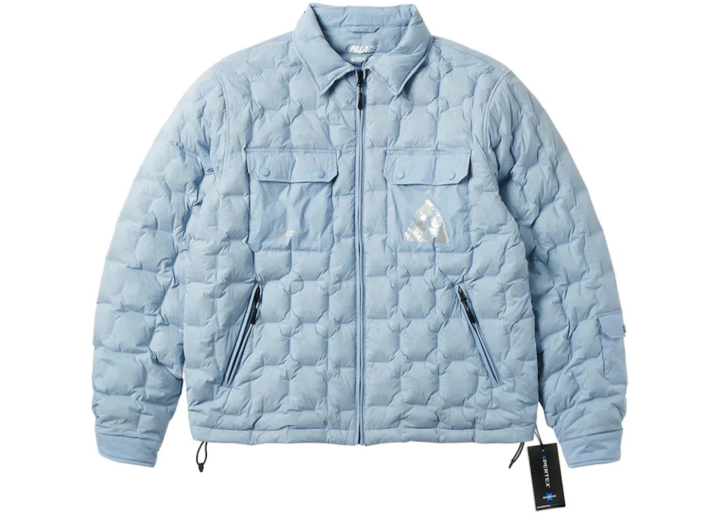 Palace Pertex Work Down Jacket Dusty Blue